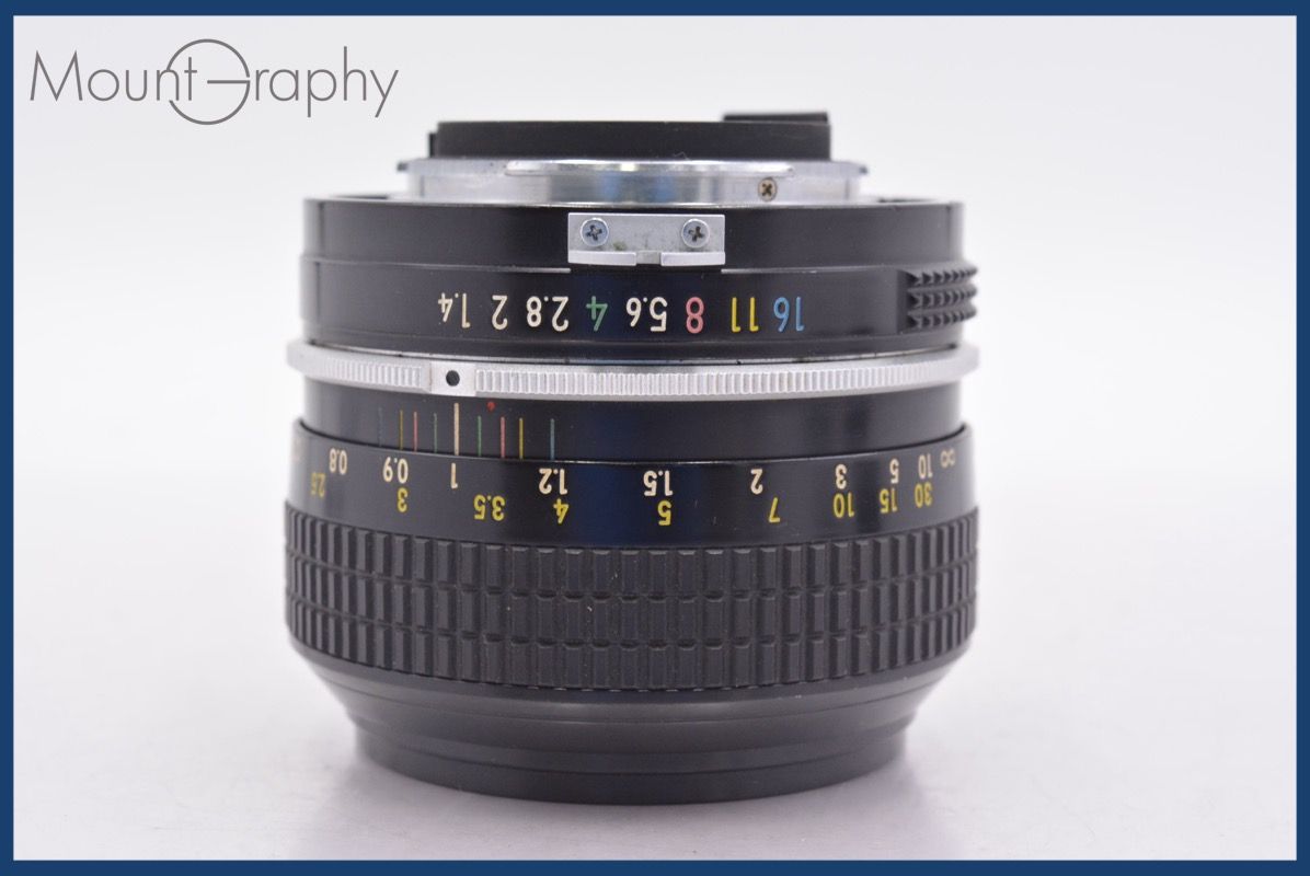 上 ニコン Nikon NIKKOR 50mm F1.4 非Ai 前後キャップ-レンズフィルター付 完動 同梱可 am1370