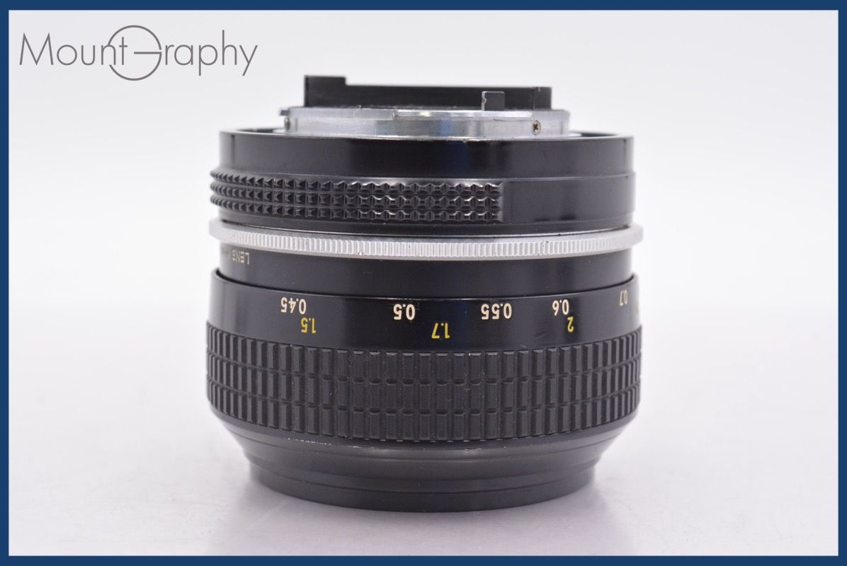 上 ニコン Nikon NIKKOR 50mm F1.4 非Ai 前後キャップ-レンズフィルター付 完動 同梱可 am1370 ANARI_COM_TR
