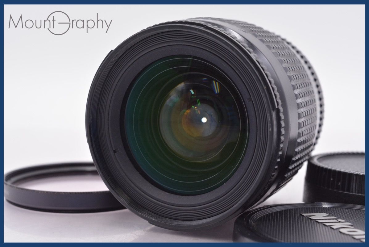 ニコン Nikon AF NIKKOR 28-80mm F3.5-5.6 D 前後キャップ-レンズフィルター付 完動 同梱可 am1371