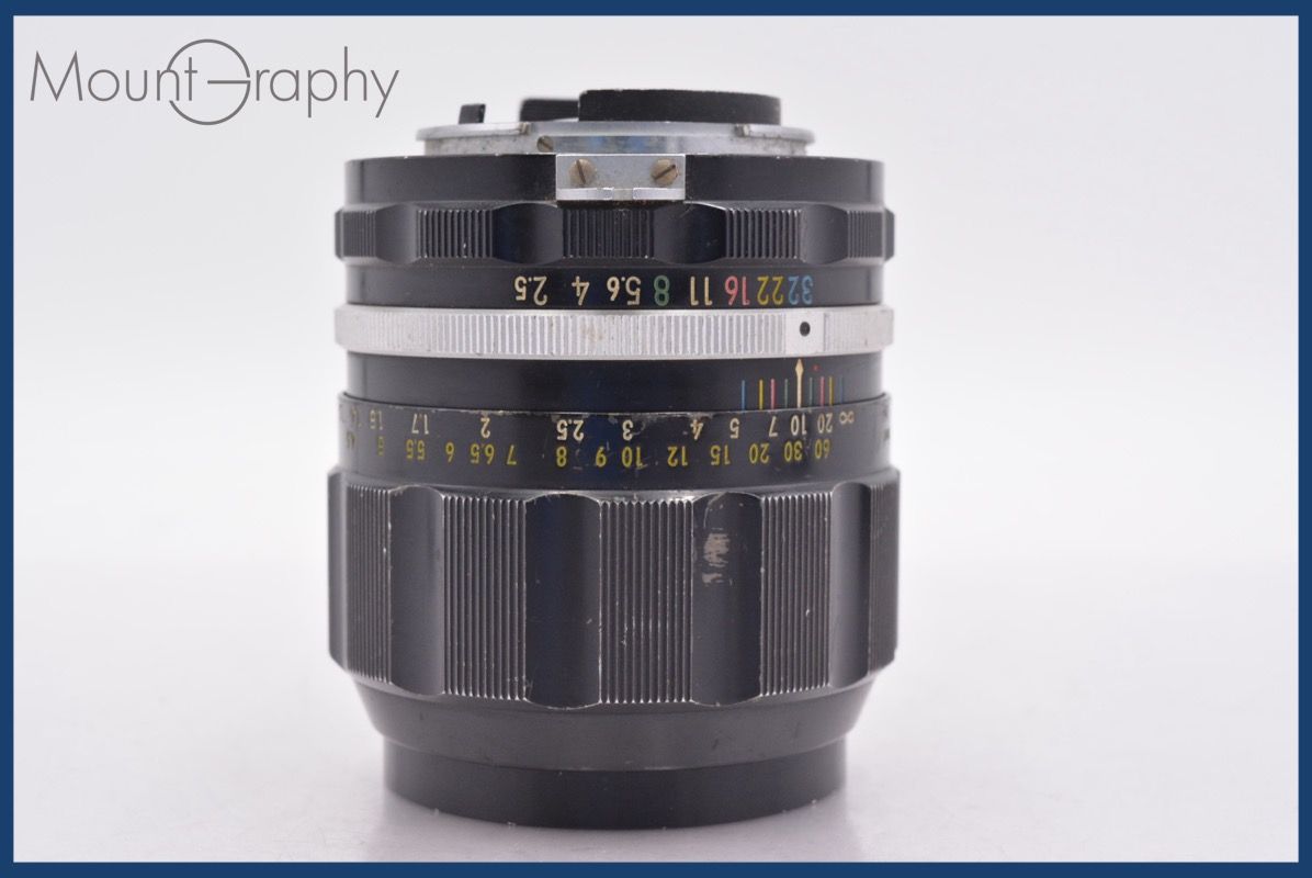 特別 ニコン Nikon NIKKOR-P 105mm F2.5 非Ai 前後キャップ-レンズフィルター付 同梱可 am1372