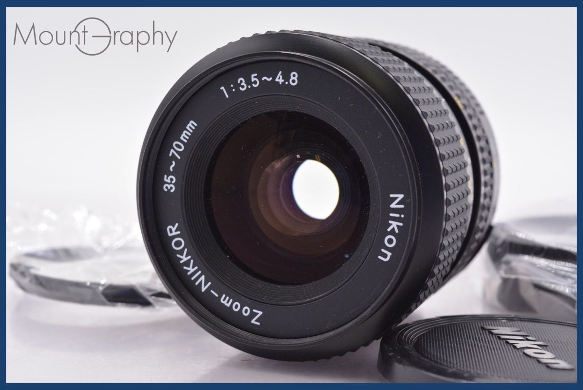 ニコン Nikon Zoom-NIKKOR 35-70mm F3.5-4.8 Ai-S 前後キャップ-レンズフィルター付 完動 同梱可 am1375