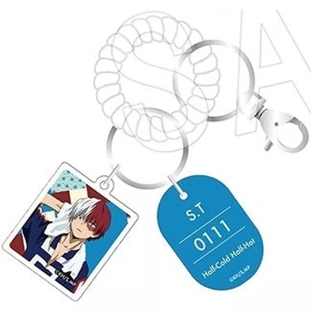 中古】キーホルダー 轟焦凍 「僕のヒーローアカデミア×極楽湯・RAKU