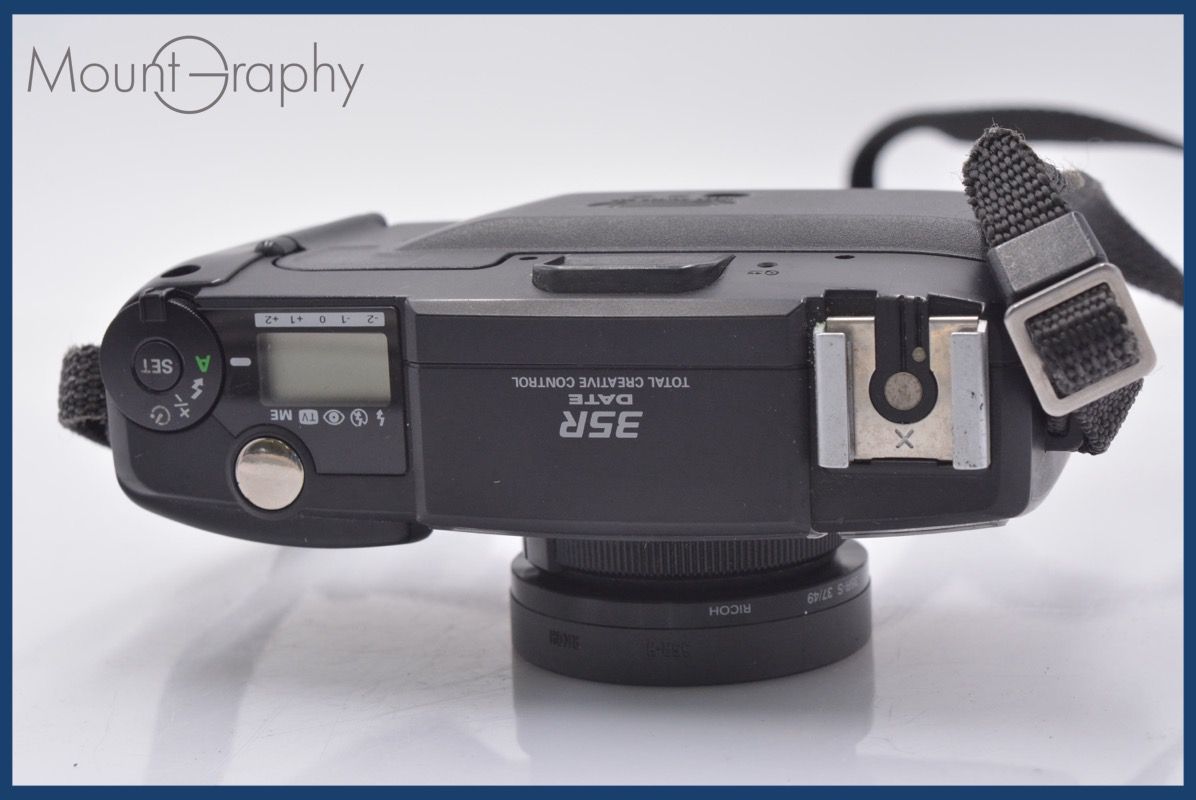 ジャンク リコー RICOH 35R DATE 30mm F3.9 レンズフード付 同梱可 yk5376