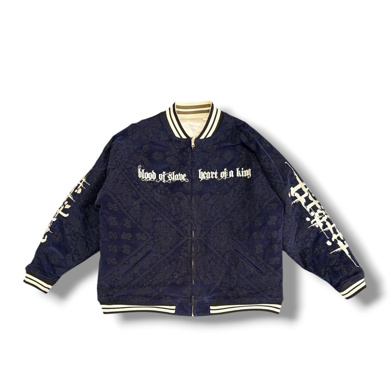 CVTVLIST リバーシブルスカジャン キルティング スーベニアジャケット