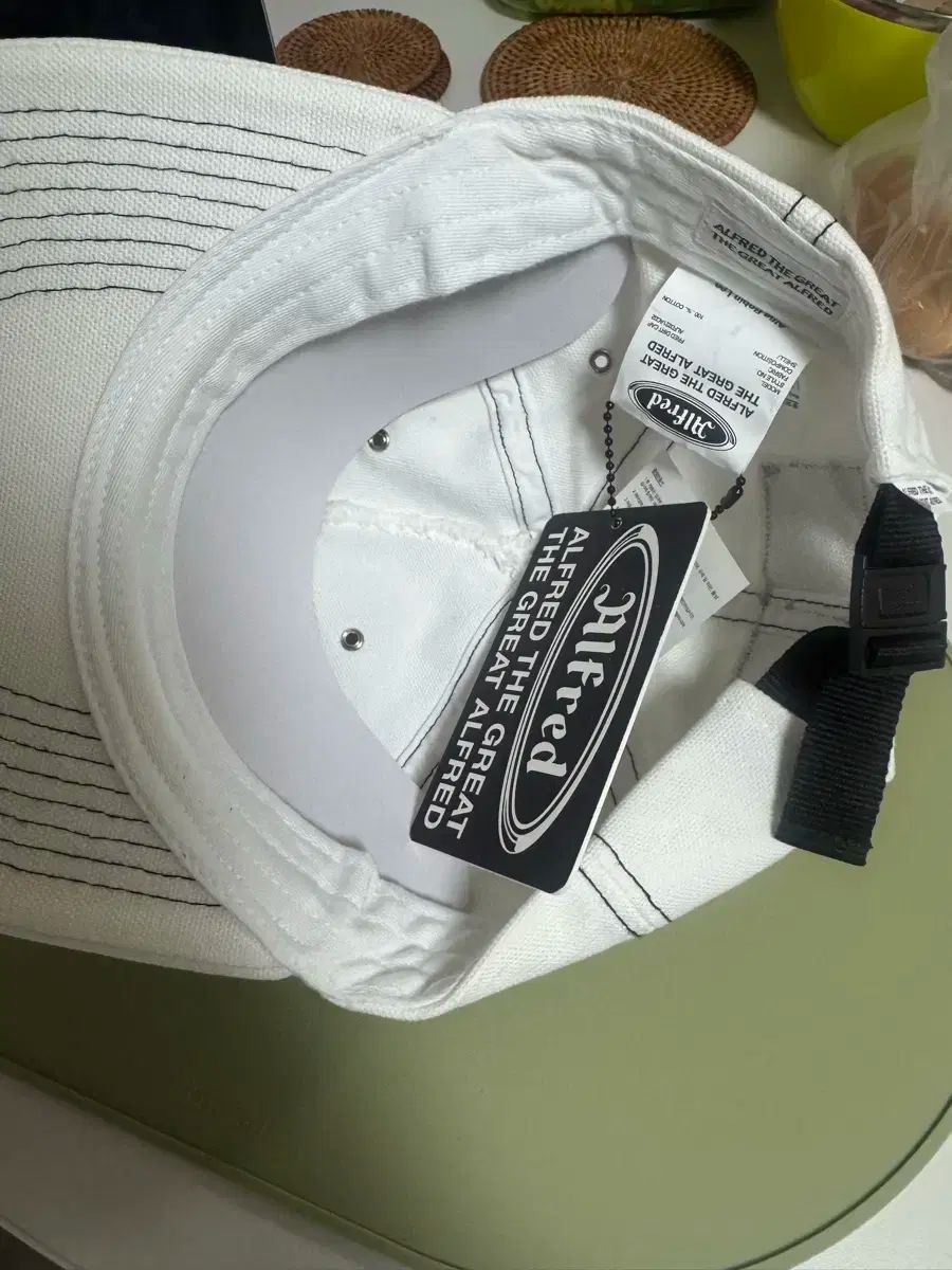 HERITAGE FLOSS Alfred dirt cap 帽子 白