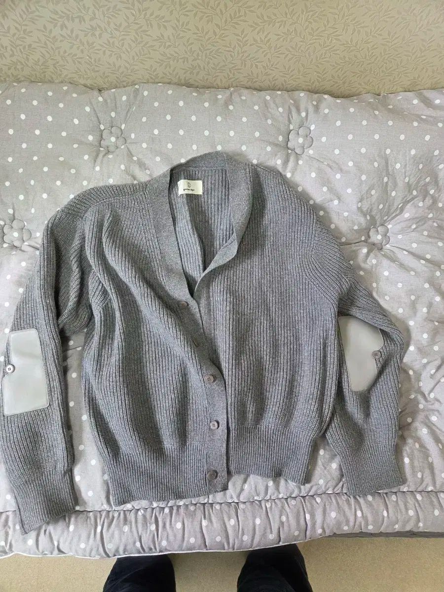 Yearsago ウール カーディガン メランジ XL