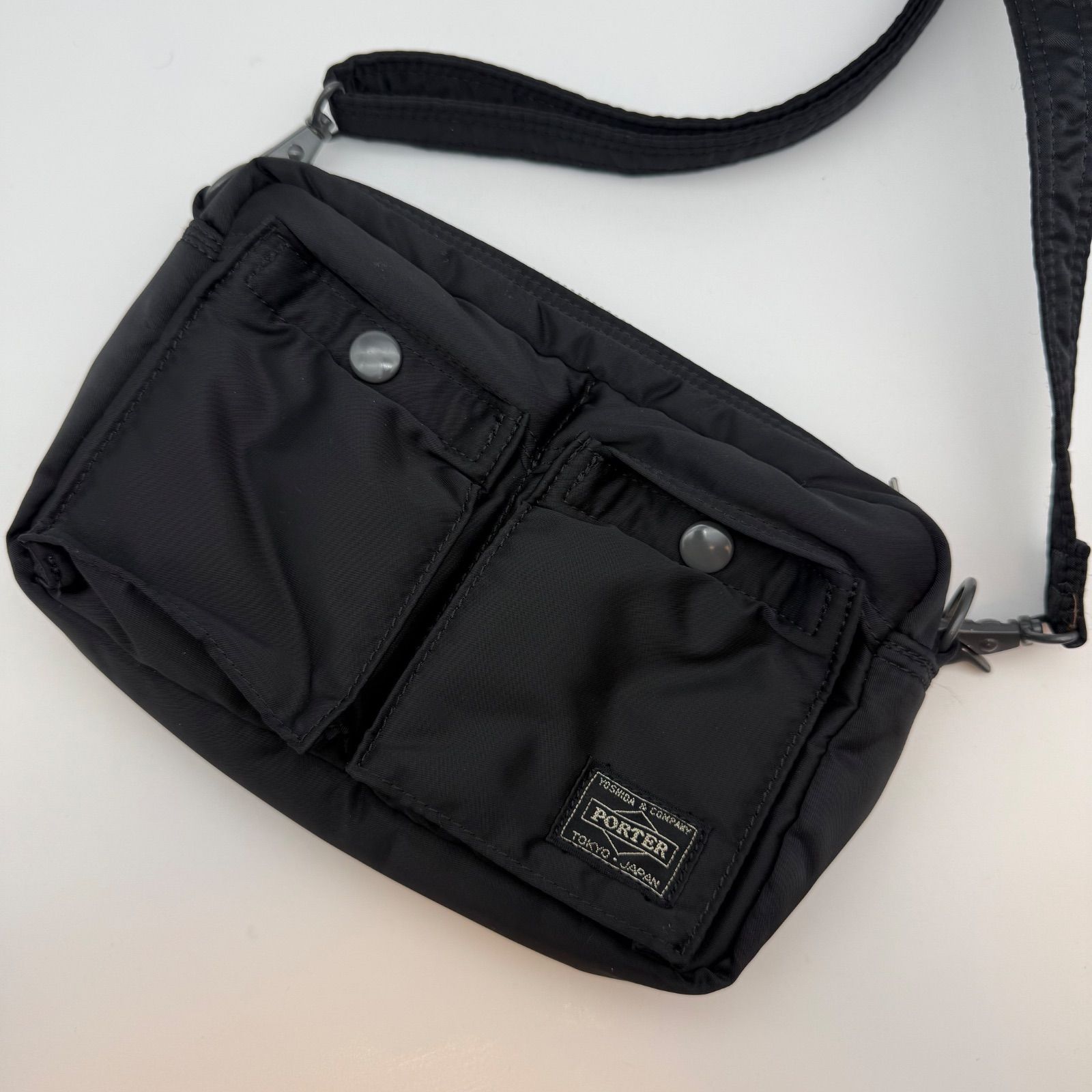 ✨PORTER タンカー 2WAY ショルダー✨ウエスト兼用✨ブラック 