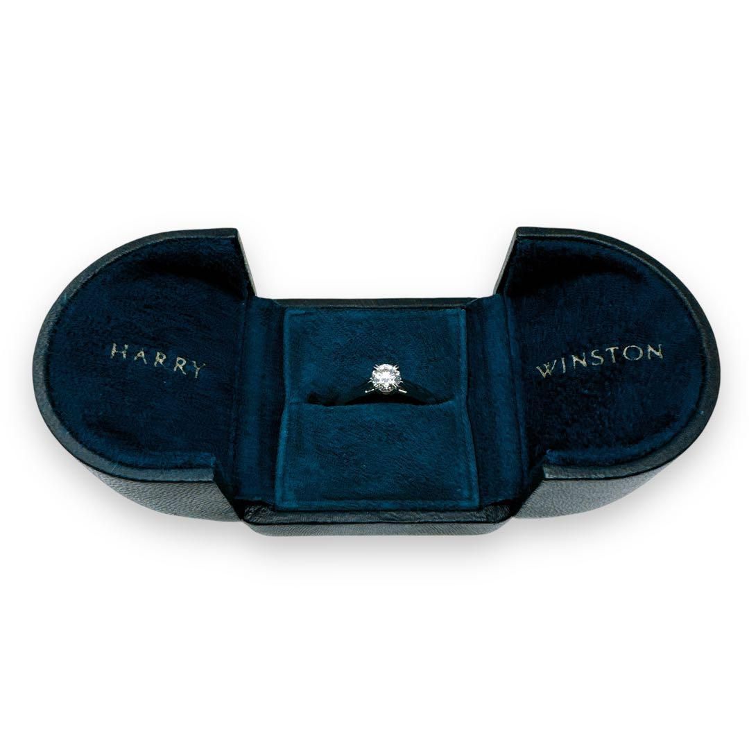 ハリーウィンストン ラウンドソリティアリング ダイヤ 0.50カラット 10号 ハリーウィンストン ラウンドソリティアリング ダイヤ 0.50カラット 10