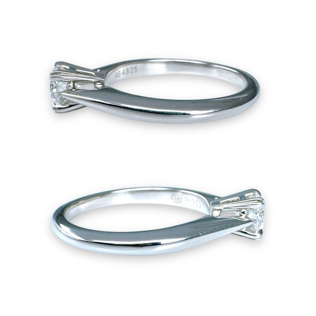 ハリーウィンストン ラウンドソリティアリング ダイヤ 0.50カラット 10