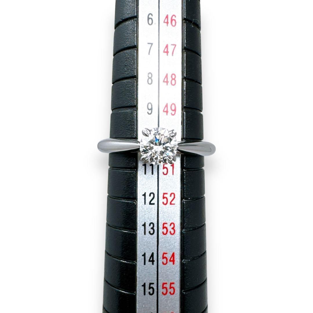 ハリーウィンストン ラウンドソリティアリング ダイヤ 0.50カラット 10