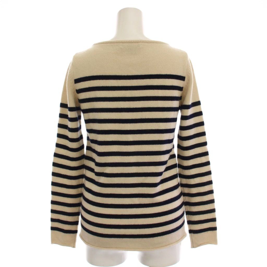 ドゥロワー Drawer セーター ニット ボーダー 長袖 カシミヤ ウール 1