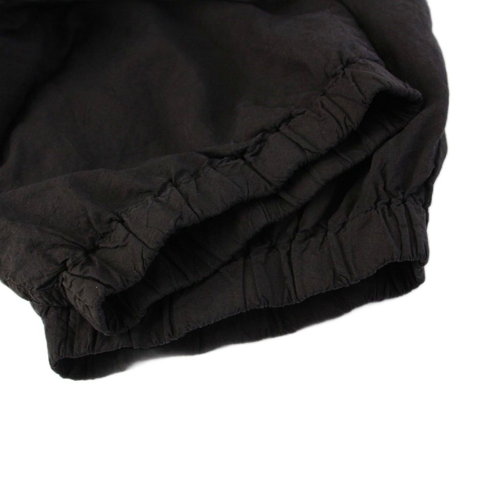 コモリ COMOLI 25SS シルク製品染 ドローストリングパンツ イージー  