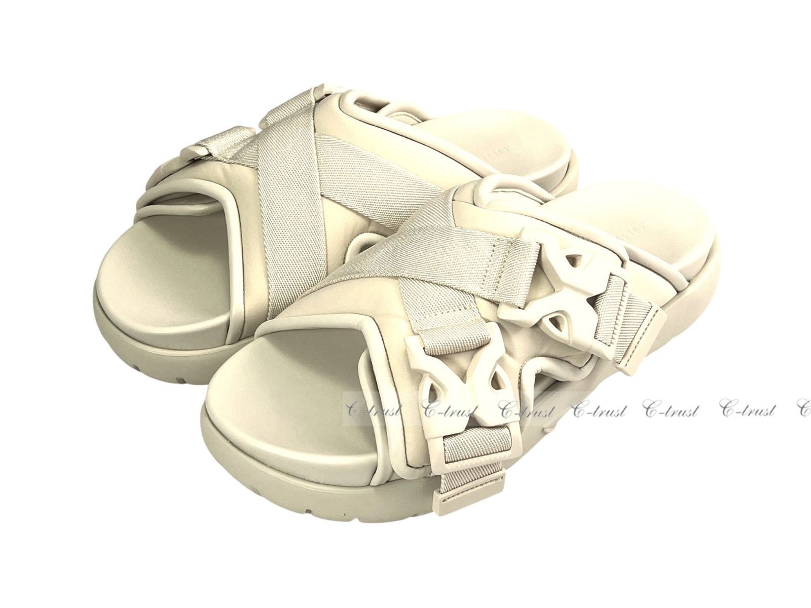 BOTTEGA VENETA ボッテガ ヴェネタ サンダル SNAP SANDAL シューズ POLYRECYCLED イタリア製 9031 SEA SALT L943-41