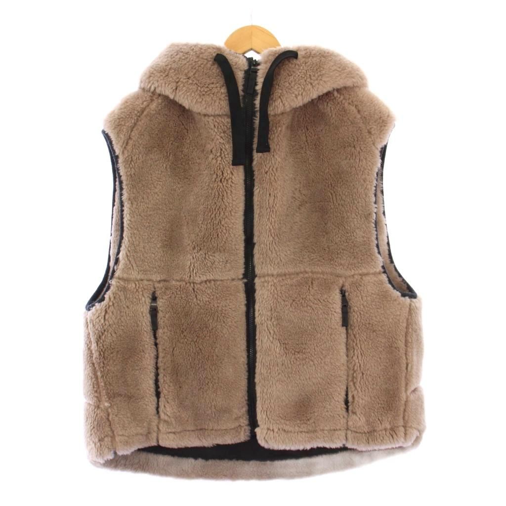 カオス CHAOS GENTLEMAN LADY 24AW ウールボアフード ベスト アウター