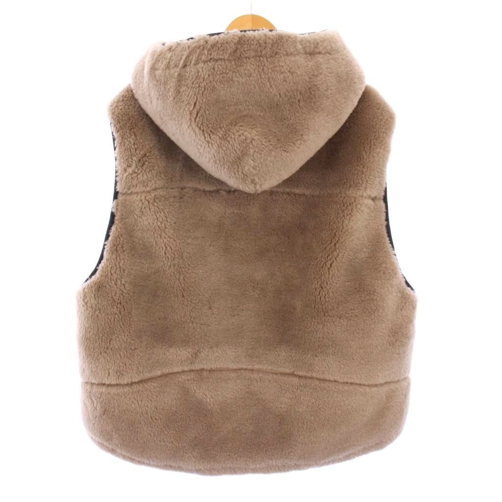 カオス CHAOS GENTLEMAN LADY 24AW ウールボアフード ベスト アウター