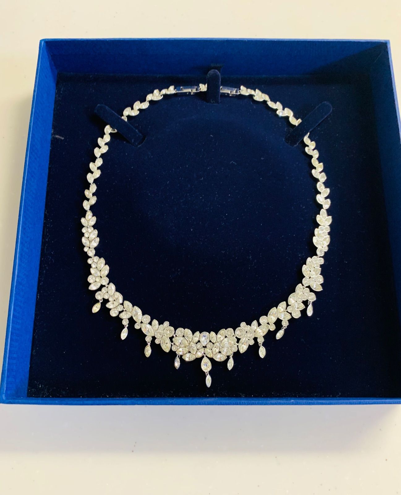 1円/ほぼ未使用】スワロフスキー SWAROVSKI Diapason V ネックレス