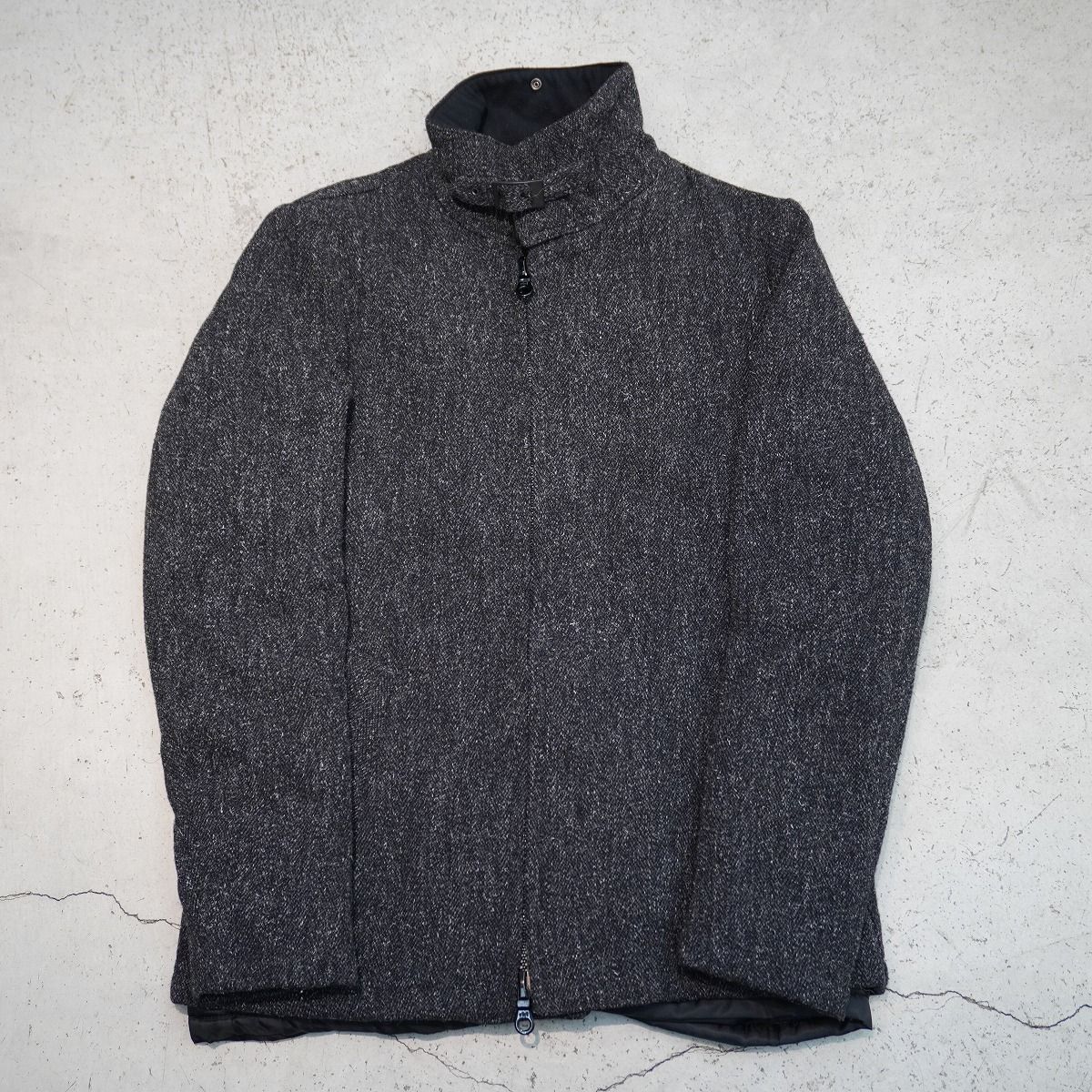 ripvanwinkle リップヴァンウインクル ツイード 2way スタンド カラー