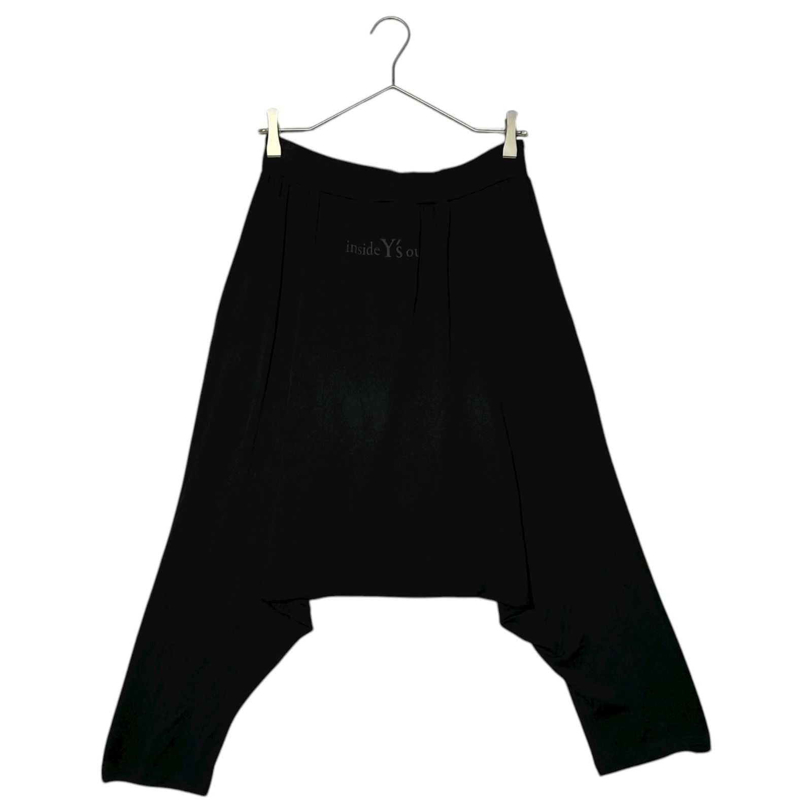 Y s ワイズ 10 SS Back Logo Harem Stretch Leggings Pants バックロゴ サルエル ストレッチ レギンス パンツ YJ-T 29-963 2 M ブラック アーカイブ