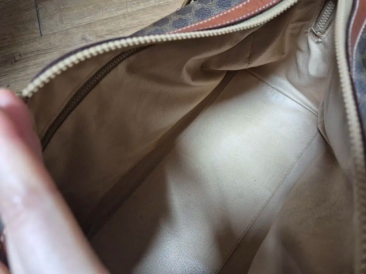  Celine マカダム ボストンバッグ ブラウン 35 ヴィンテージ バッグ トートバッグ バッグ