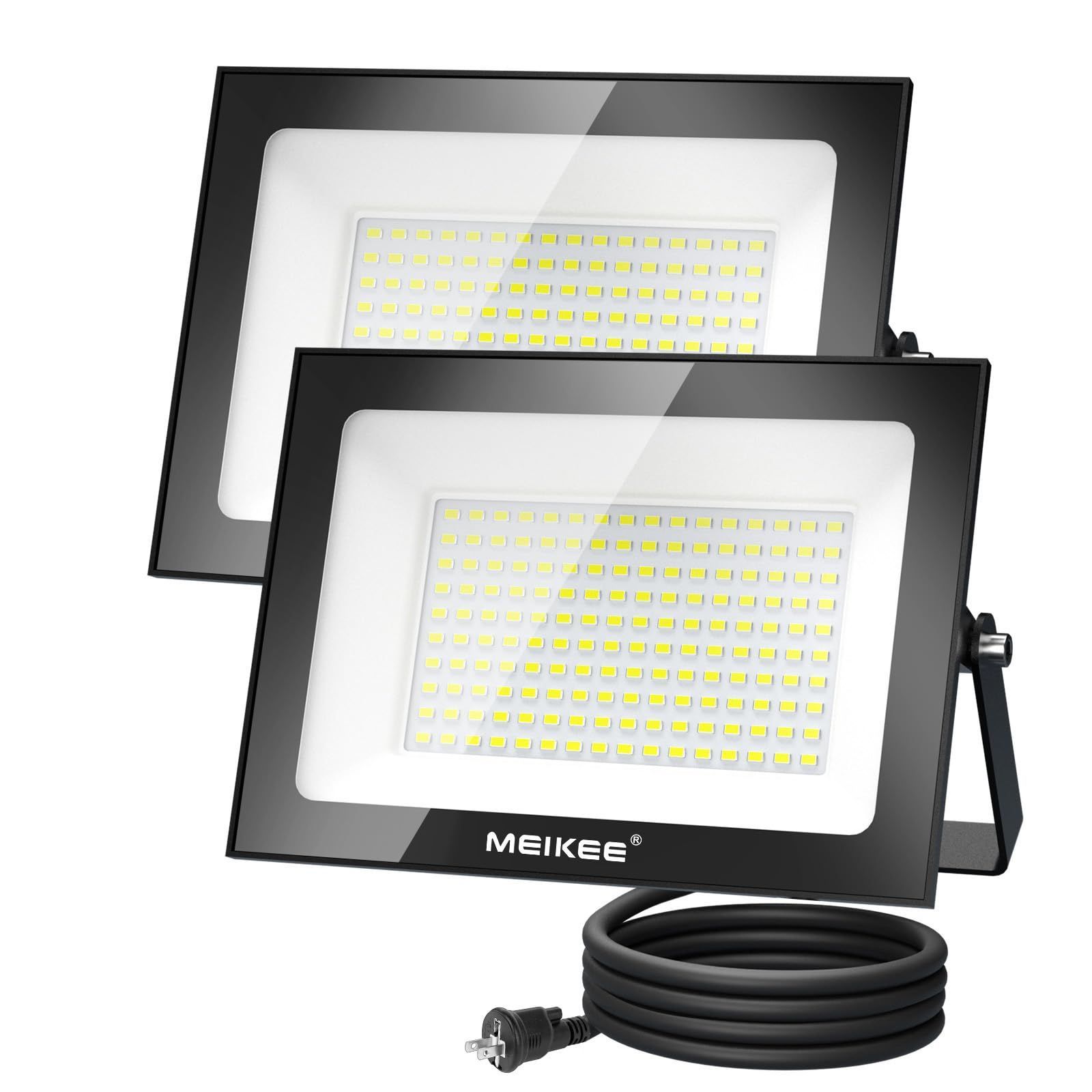 アウトドア 【数量限定】MEIKEE【80W 超薄型 2個セット】LED投光器