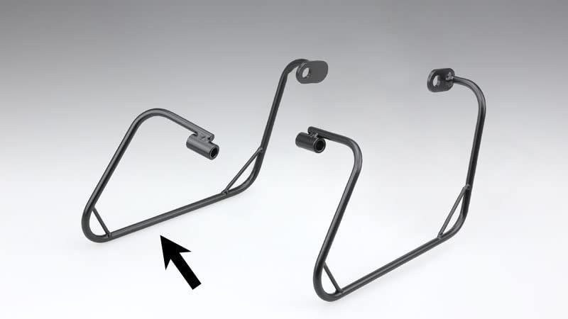  210-49632 ブラック 左側用 スーパーカブC 125 18- スチール製 サイドバッグサポート バイクパーツ キジマ Kijima リュック バックパック バッグ