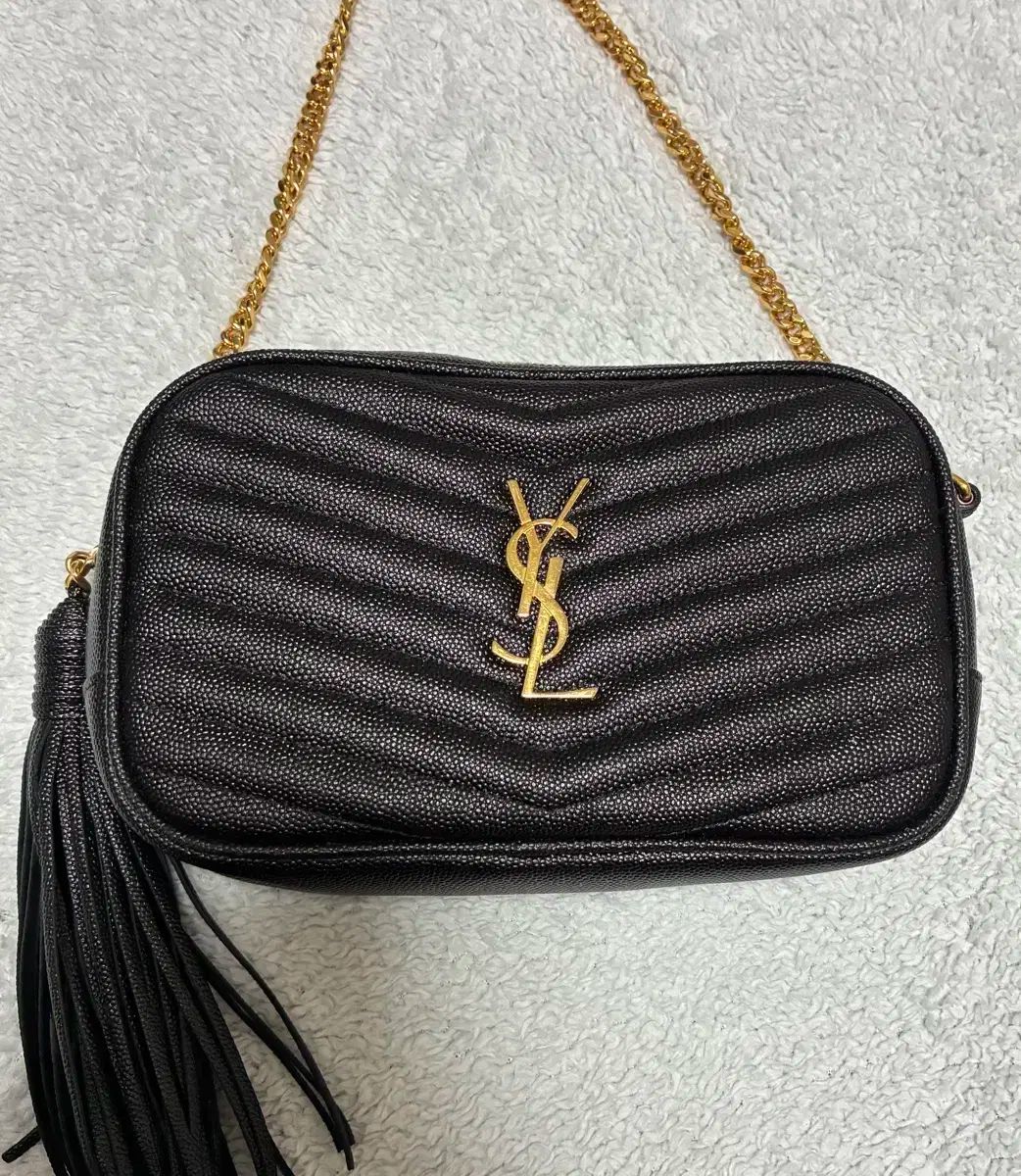 Saint Laurent サンローラン ルー カメラバッグ ゴールド チェーンバッグ