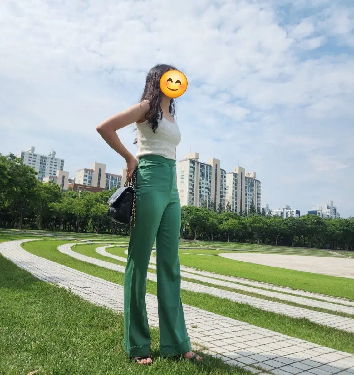 シャネル ワイド パンツ 38 - メルカリ