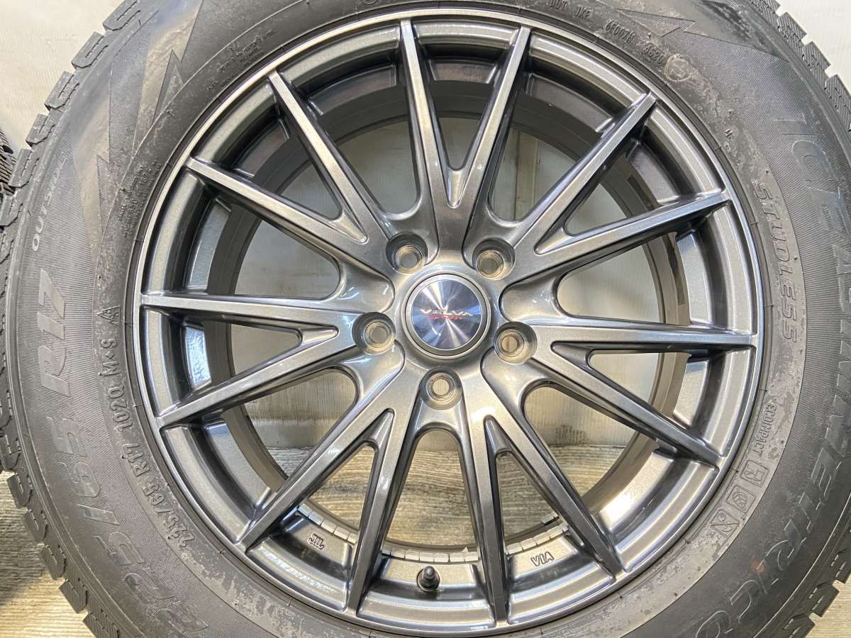 スタッドレスタイヤ アルミホイール 4本セット 225/65 R17 VELVA SPORTS