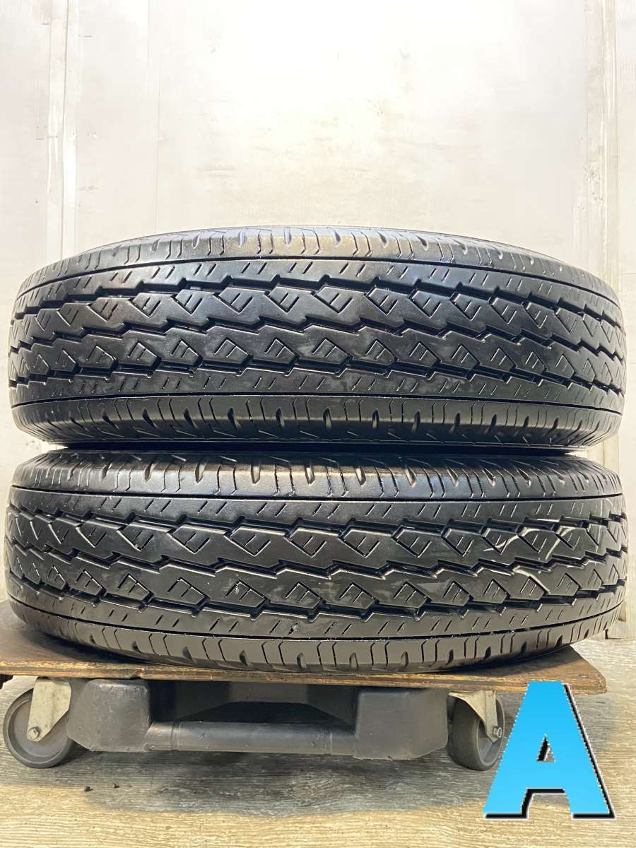 195/80R15 107/105LT nブリヂストン V600 n中古タイヤ サマータイヤ 2本セットn s15251017003