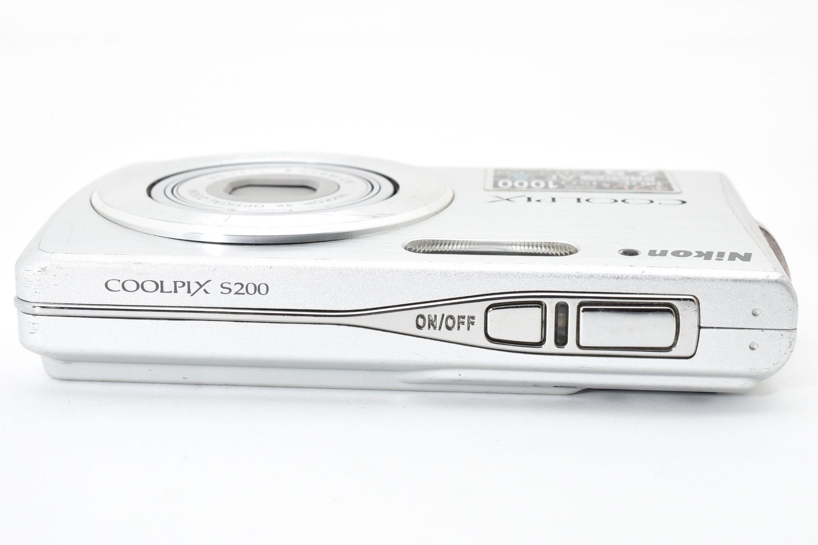 ☆実用品☆ Nikon ニコン CoolPix S200 シルバー クールピクス