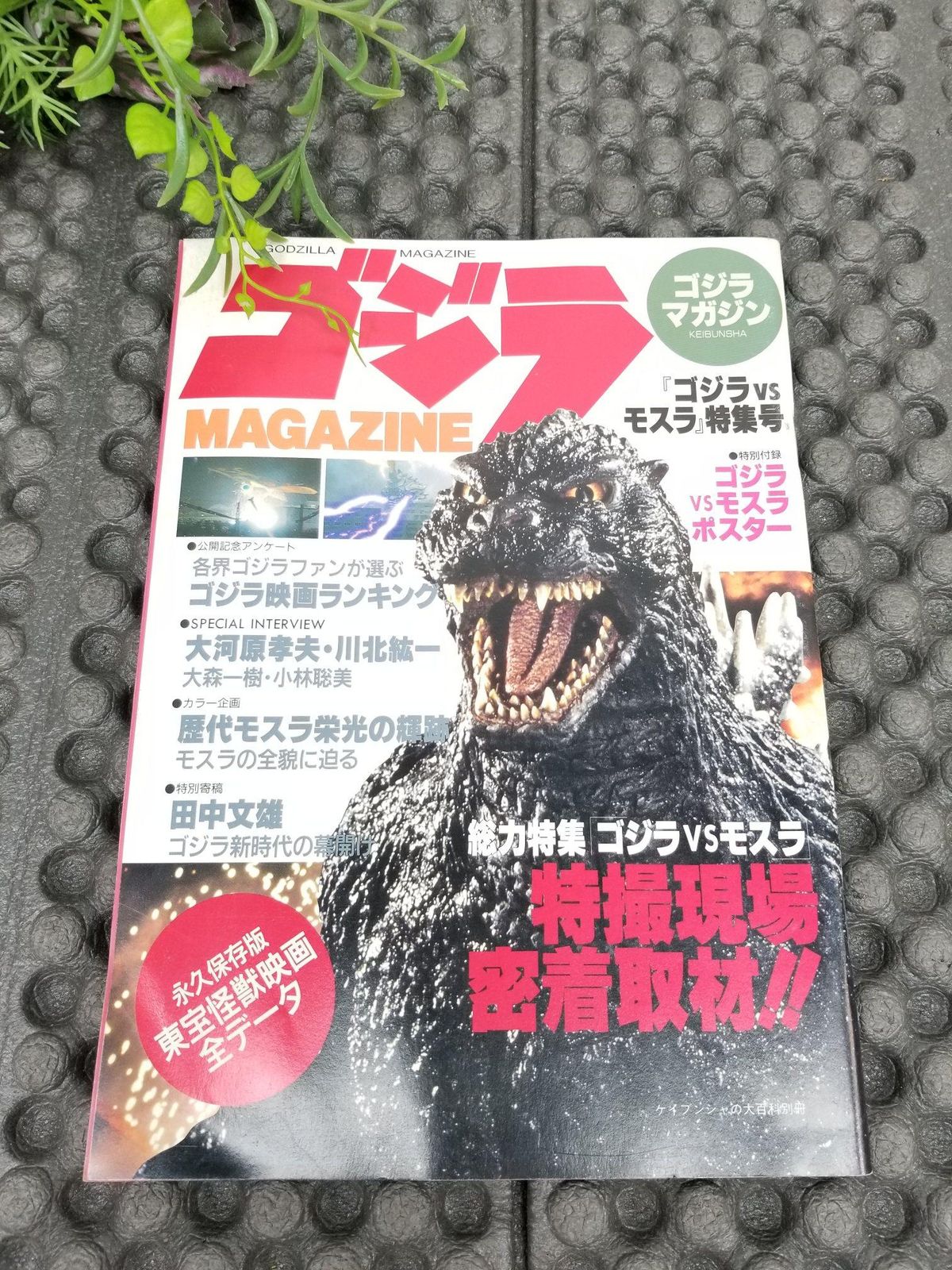ゴジラマガジン 『ゴジラvsモスラ特集号』 A8958A00 - メルカリ