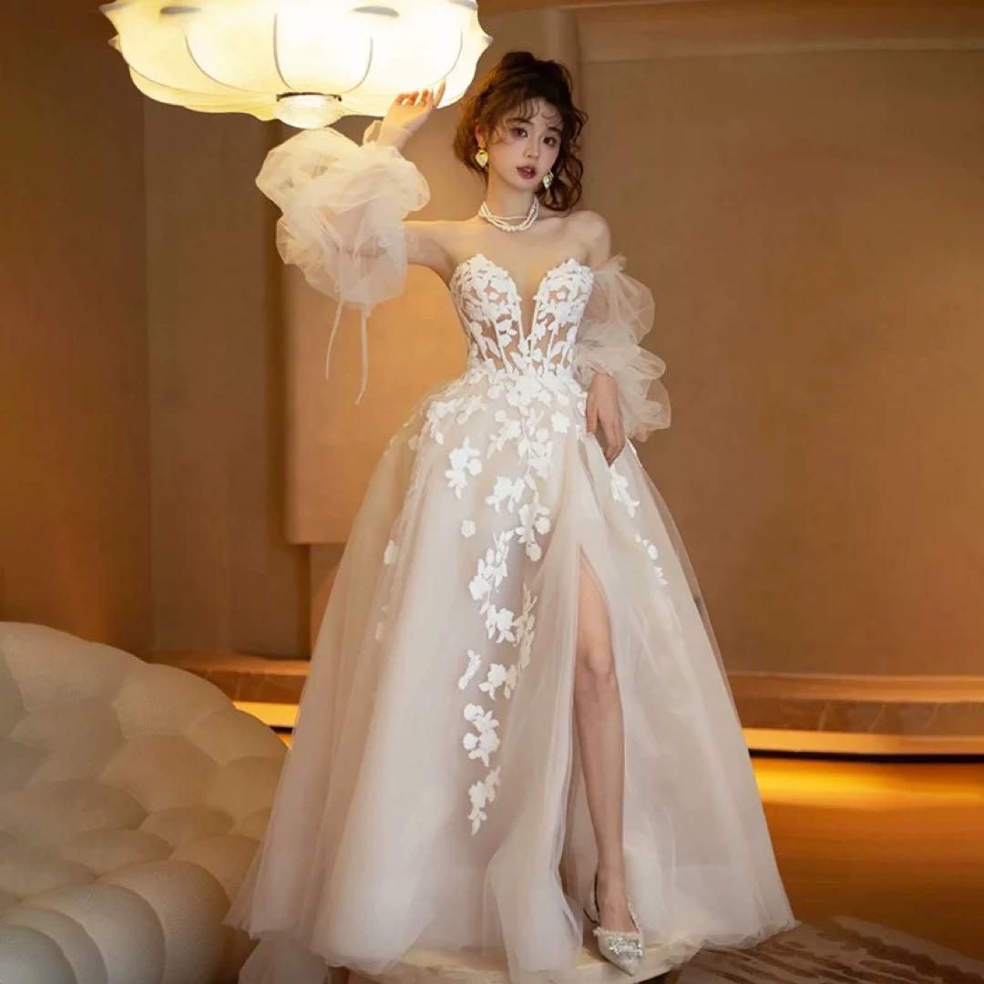 ユニークウェディングドレス 二次会前撮りにもぴったりな個性派デザイン