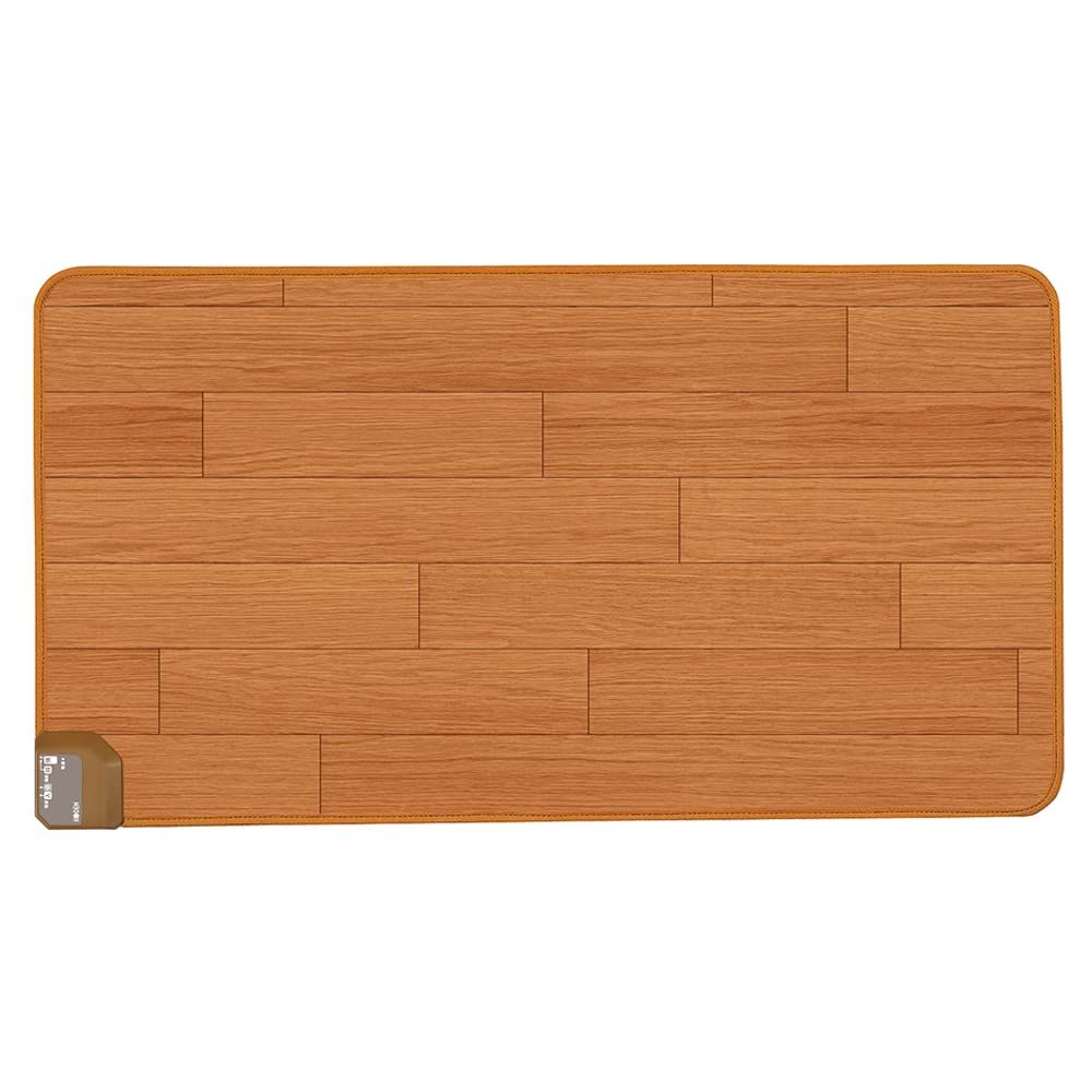 広電 KODEN ホットマット 電気マット フローリング 110 60 cm ブラウン 防水 キッチン対応 強弱切替 簡単スイッチ操作 省エネ CWM K BW 1 6 約110