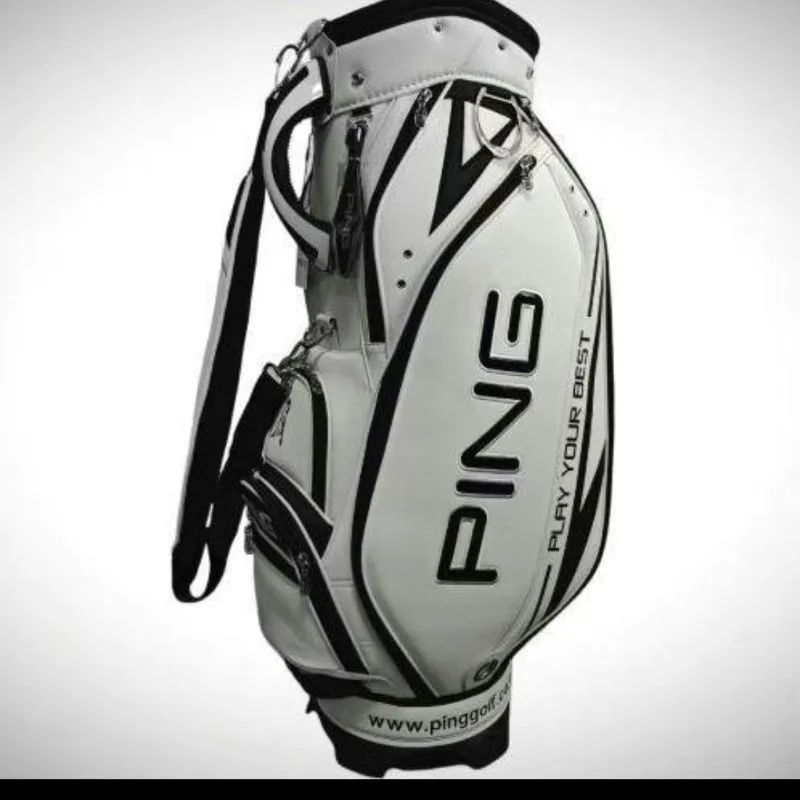 ゴルフ キャディバッグ ホワイト スタンドゴルフバッグ 新品 キャディ