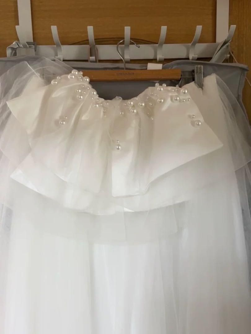 ウェディングドレス リボンデザイン