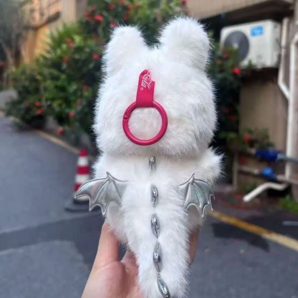 ラブブ 服 Labubu 着せ替え ドラゴン 恐竜 着ぐるみ モコモコ 羽根付き