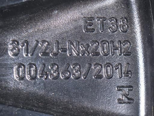  ティグアン 20インチ アルミホイール 2本のみ 20インチ タイヤ ホイールセット