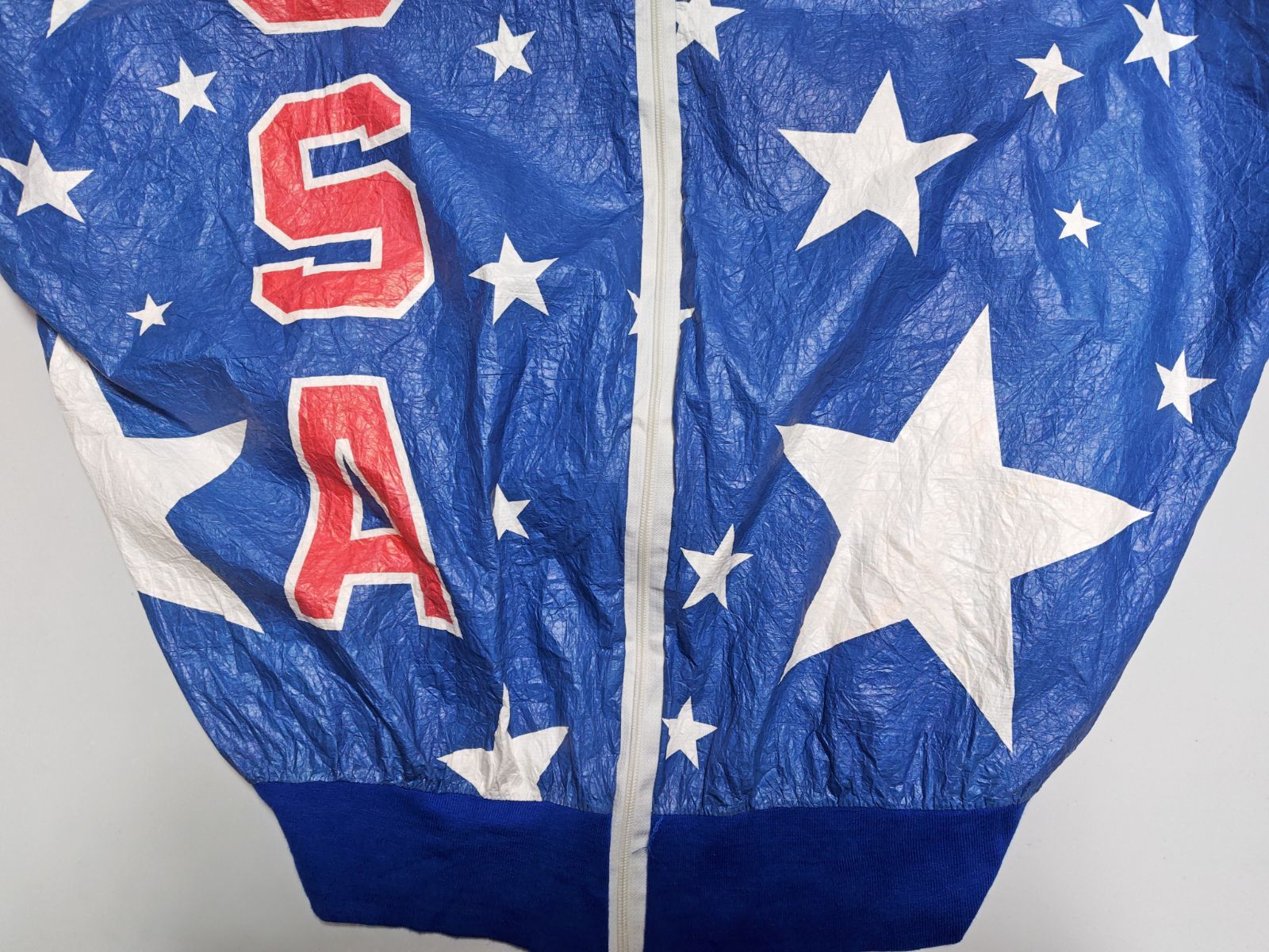 ジャケット 古着 90S TYNDALE ティンダル 星条旗 アメリカ製 美品 90s ドミニカ製 USA製素材 DUPONT TYVEK® オリンピック USA 星条旗