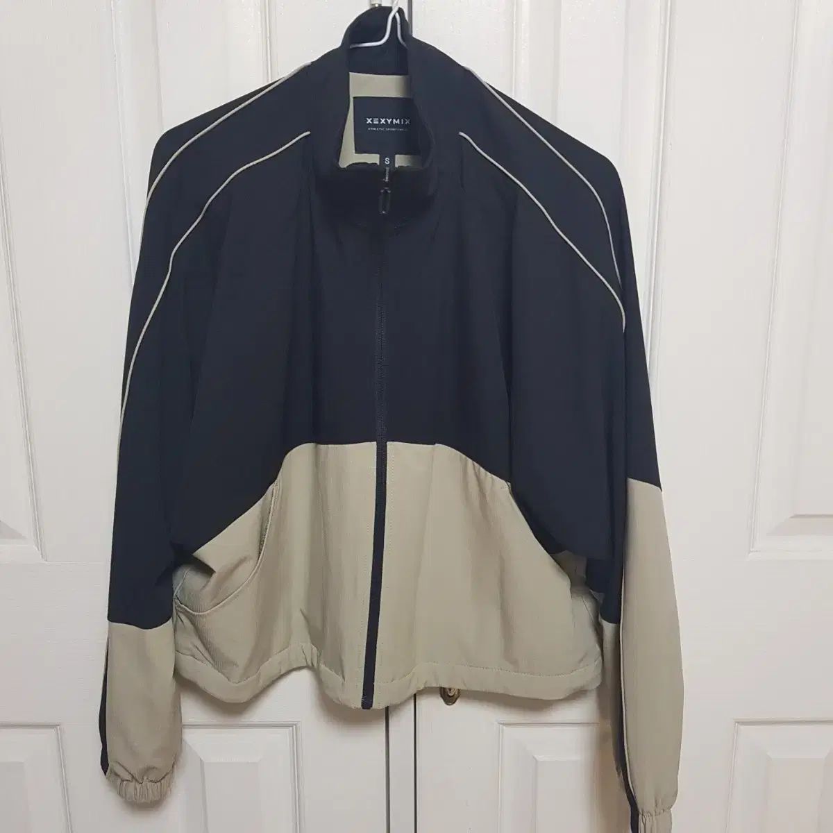 XEXYMIX クロップドメッシュレイヤードアウター S