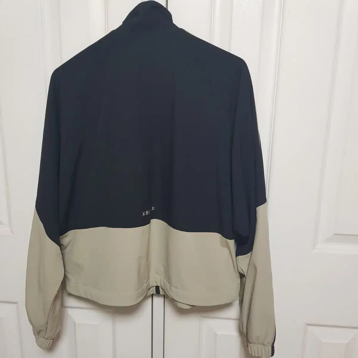 クロップドメッシュレイヤードアウター S