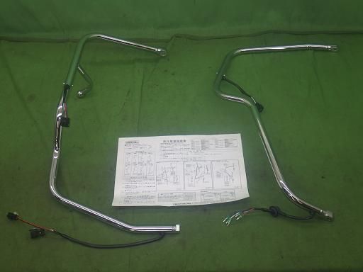 デコトラ ファイター メッキ ミラーステー 左右