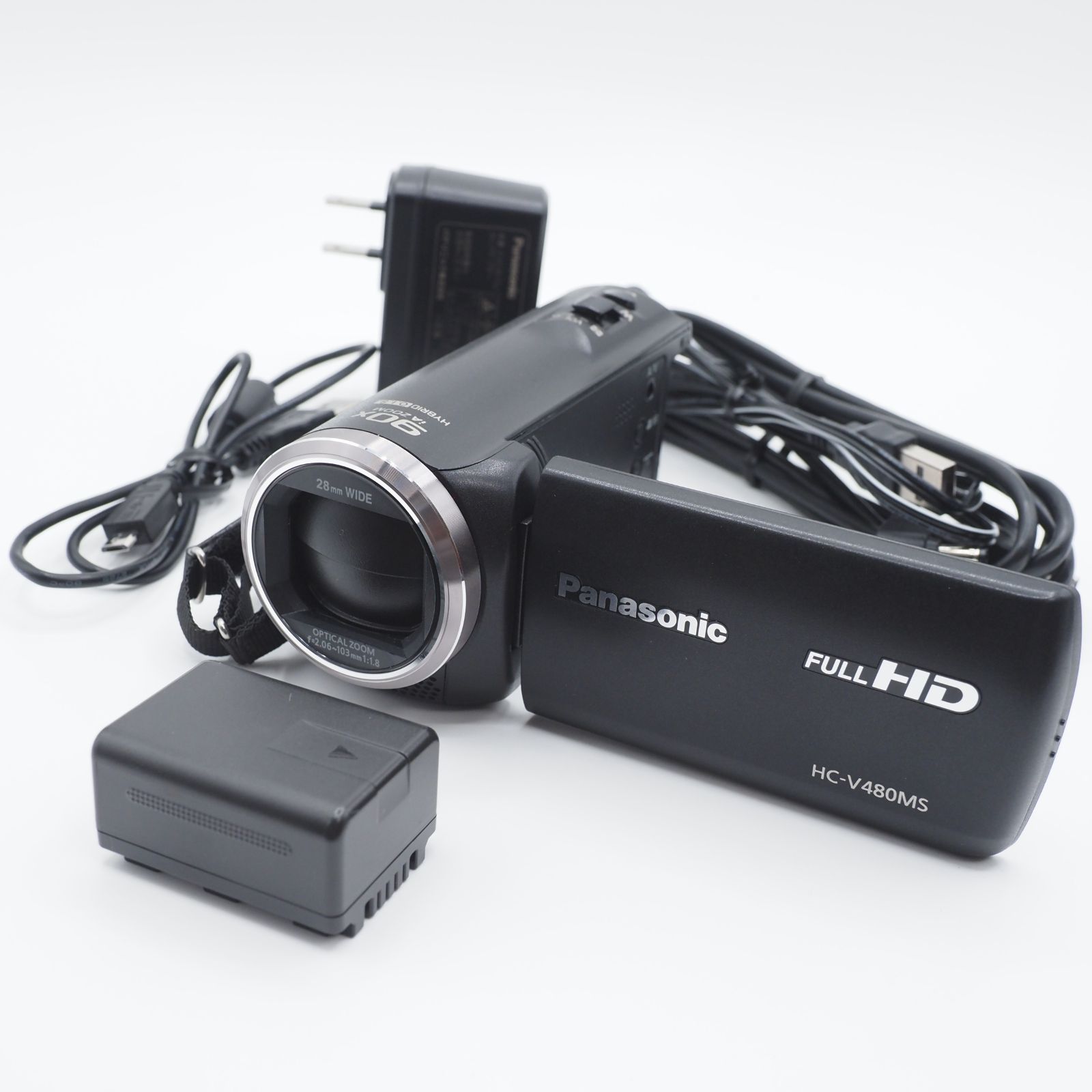 Panasonic パナソニック HDビデオカメラ V480MS ブラック 級 2900