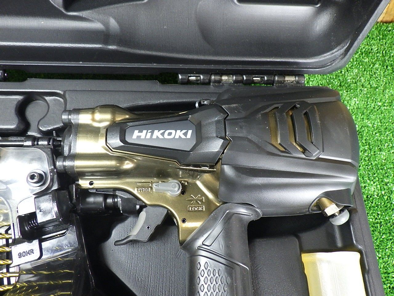 ほとんど HiKOKI 高圧ロール釘打機 エアダスタ付 NV90HR2 S 針金90mm シート50mm