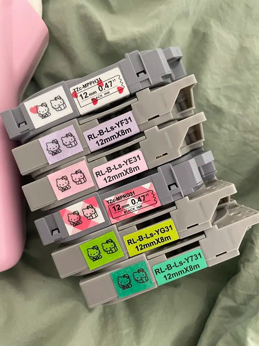 ハローキティ ブラザー シールメーカー 日本語 英語 テープ