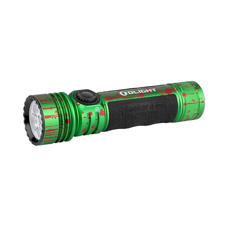 OLIGHT オーライト Seeker 4 Pro LEDライト 懐中電灯 超明るい4600ルーメン 最長射程260m 金属面にピタッと接続できる充電設計 Type-C充電 防災 アウトドア 高耐久 防水IPX8 耐衝撃 残量表示 キャンプ 登山 夜釣り 停
