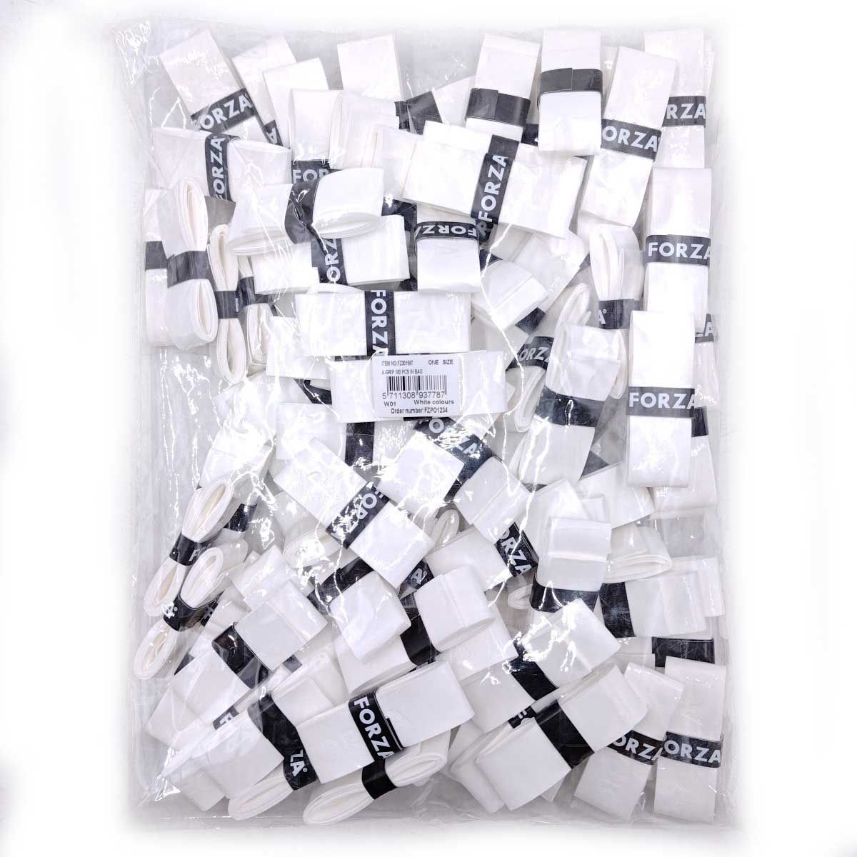 100本入セット バドミントン オーバー グリップテープ A-GRIP ホワイト 白 FZ301597 ポリウレタン 不織布製 25×1100×0.6mm 幅×長さ×厚さ