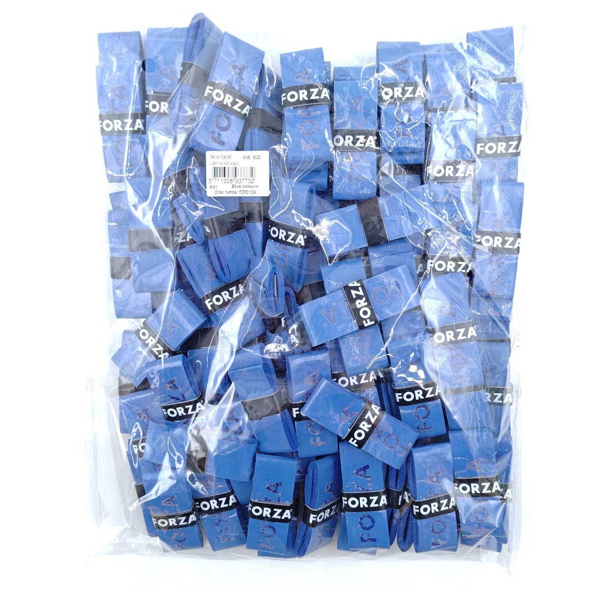 100本入セット バドミントン オーバー グリップテープ A-GRIP ブルー 青 FZ301597 ポリウレタン 不織布製 25×1100×0.6mm 幅×長さ×厚さ