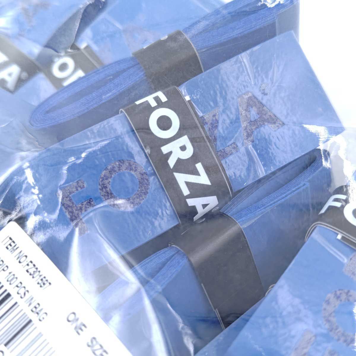 100本入セット バドミントン オーバー グリップテープ A-GRIP ブルー 青 ポリウレタン 不織布製 ×0.6 mm 幅×長さ×厚さ