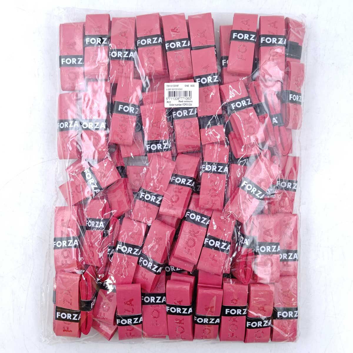 100本入セット バドミントン オーバー グリップテープ A-GRIP レッド 赤 FZ301597 ポリウレタン 不織布製 25×1100×0.6mm 幅×長さ×厚さ