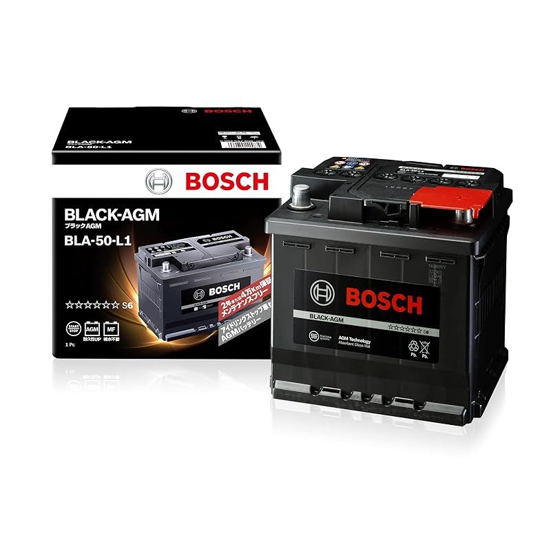 BOSCH ボッシュ 国産車 輸入車バッテリー BLACK-AGM BLA-50-L1 LN1